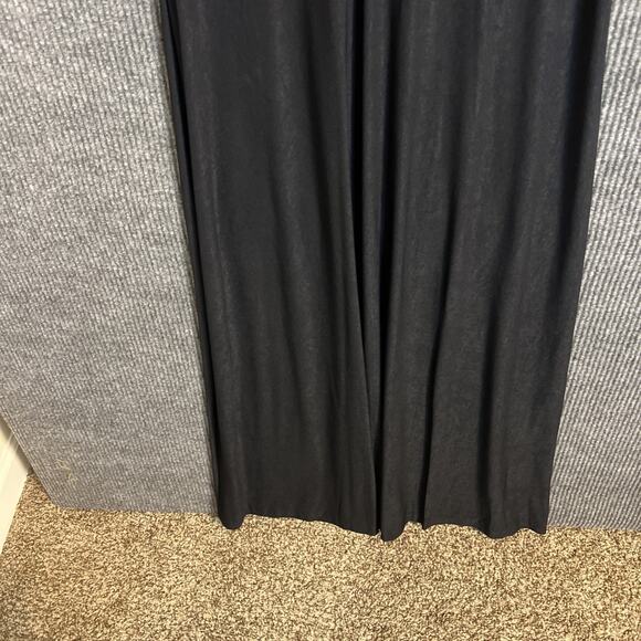 Vintage Misty Lane Womens Maxi Dress Size 14 Black Union Made USA Stretch Travel - Picture 3 of 10